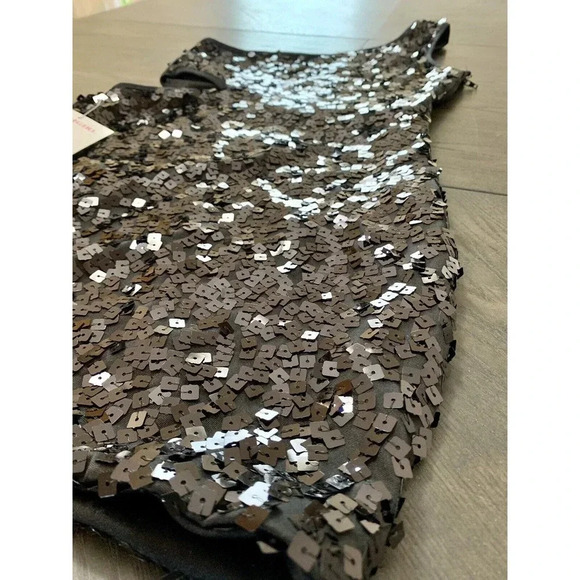 New Promgirl Simply Dresses Black Sparkly Cocktail Dress With Sequins NWT Small - Picture 2 of 9